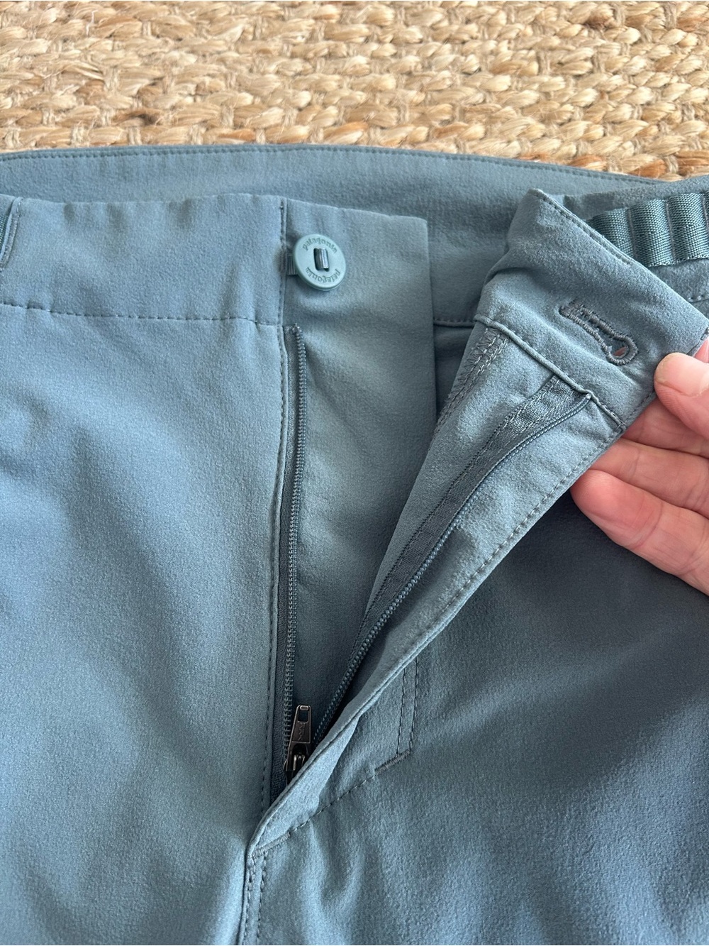 Patagonia Dirt Craft Bike Shorts Performance Stretch Shorts - Slate Green - Picture 4 of 13